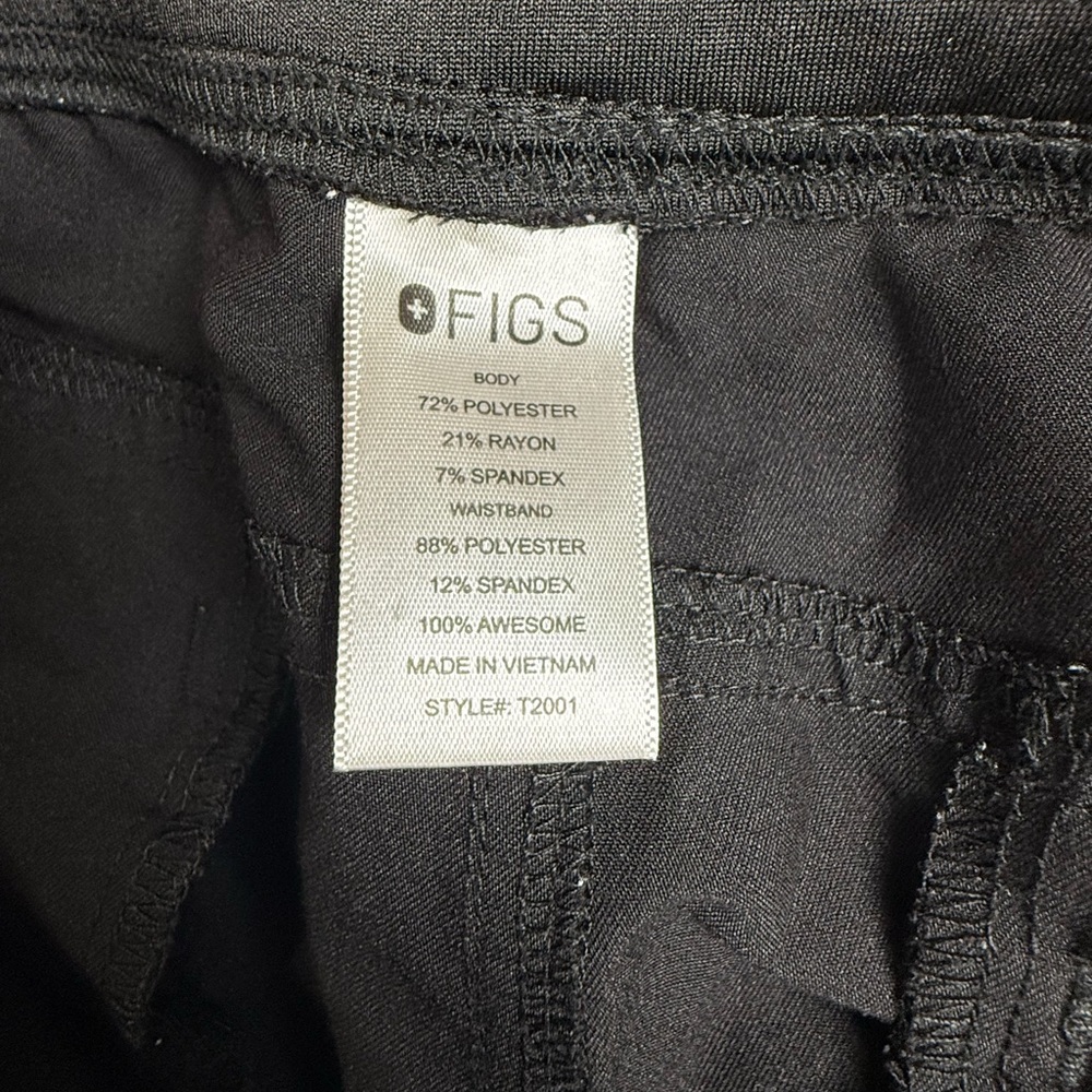 Figs Scrub Pants Mens Large Black Axim Cargo Bottoms Nurse Medical Technical‎ - Picture 10 of 10